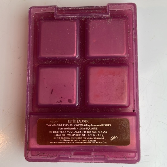 Estee Lauder eye shadow two in one 4 colors wet dry formula cameo brown sugar - Picture 4 of 4